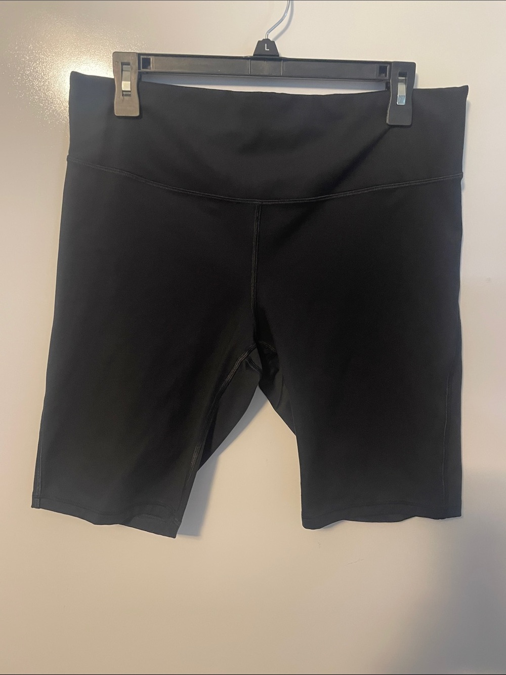 All I n Motion Black biker shorts 9 1/2 size XXL